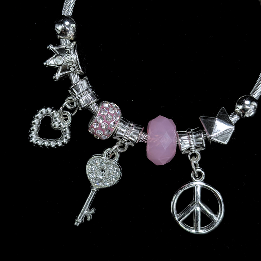 The Whispered Promise Charms Adjustable Bracelet
