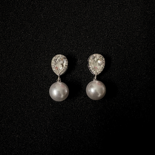 The Lumina Pearl Drop Earrings