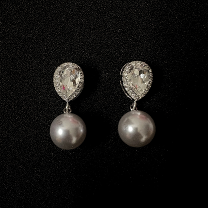 The Lumina Pearl Drop Earrings