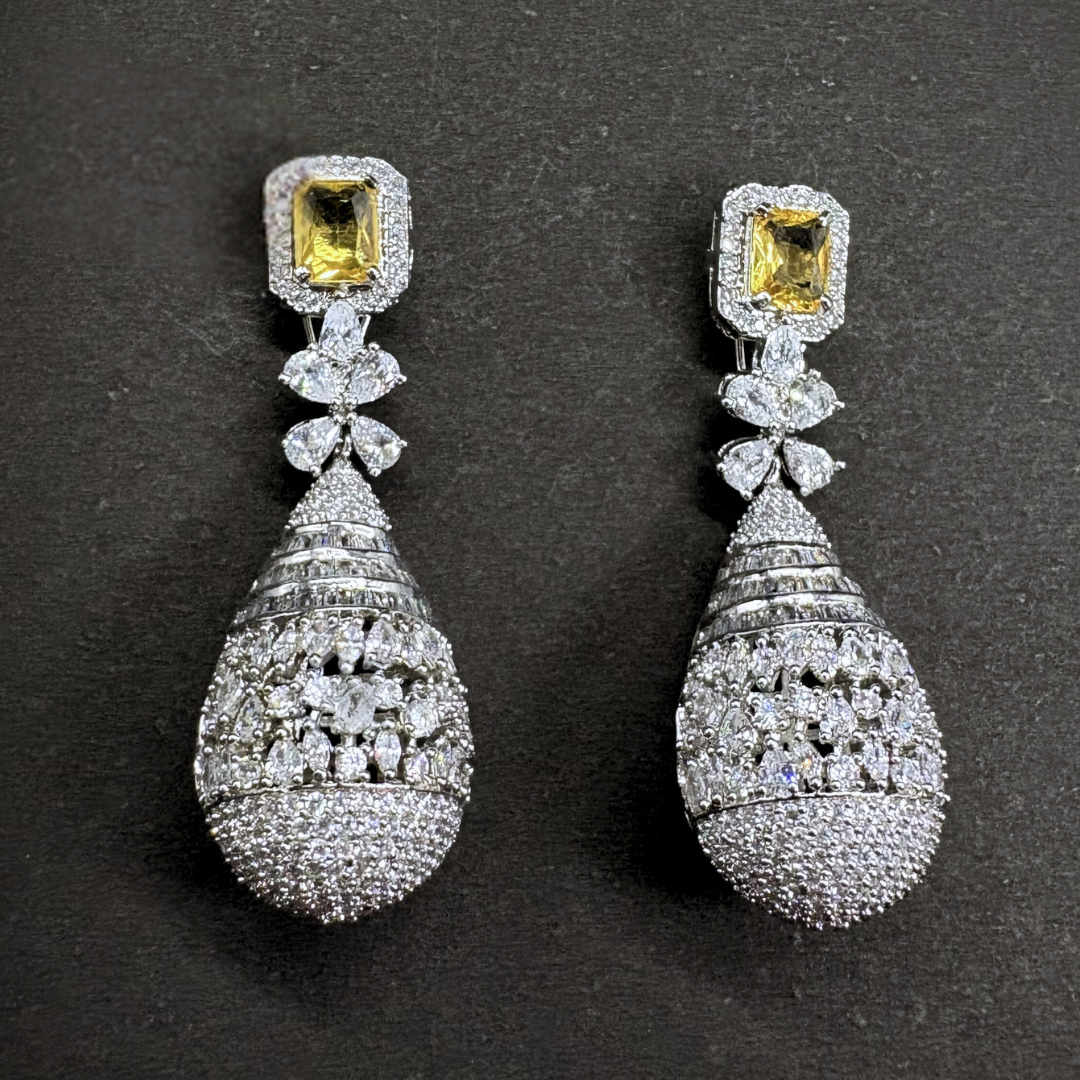 Large Drop Cascade Jhumkas