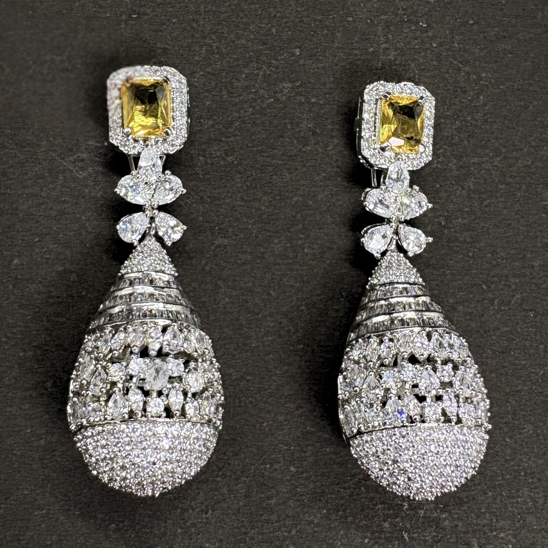 Large Drop Cascade Jhumkas