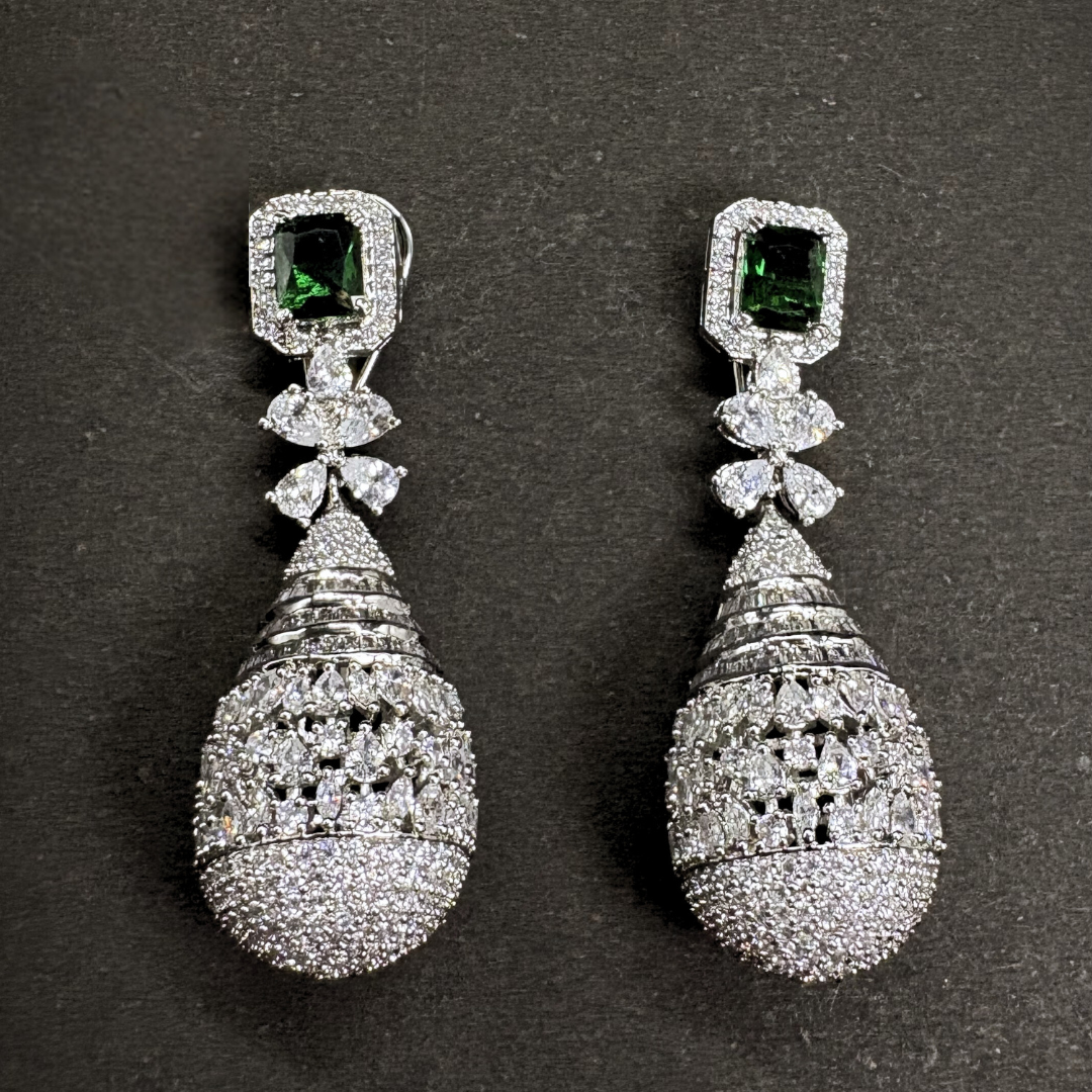 Large Drop Cascade Jhumkas