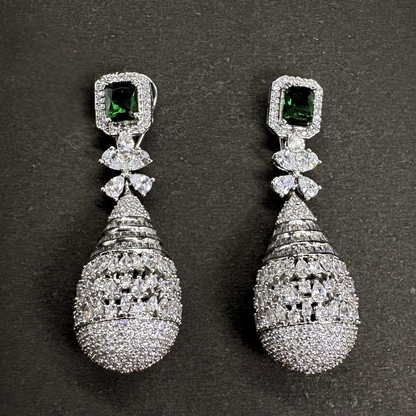 Large Drop Cascade Jhumkas