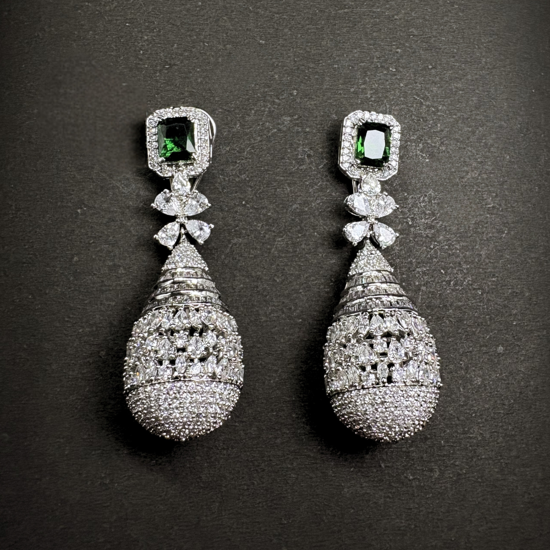 Large Drop Cascade Jhumkas