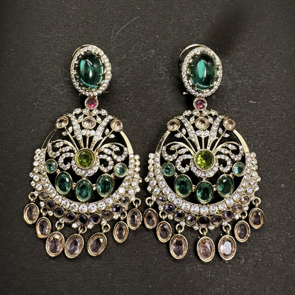 Multicolour Blossom Victorian Chandbalis