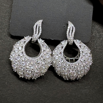 The Celeste Dome Drops Earrings