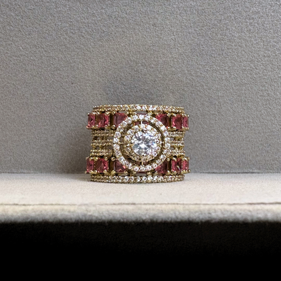 The Regal Halo Adjustable Ring