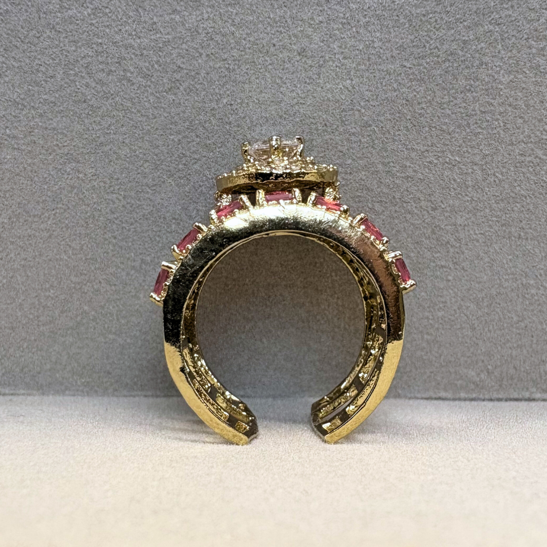 The Regal Halo Adjustable Ring