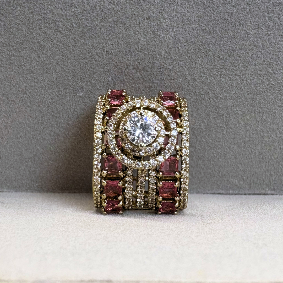 The Regal Halo Adjustable Ring