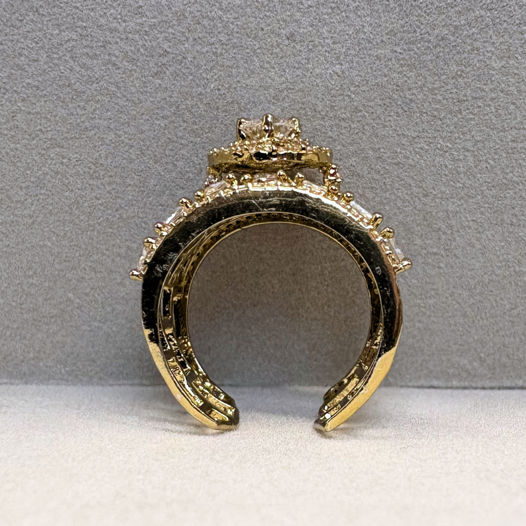 The Regal Halo Adjustable Ring