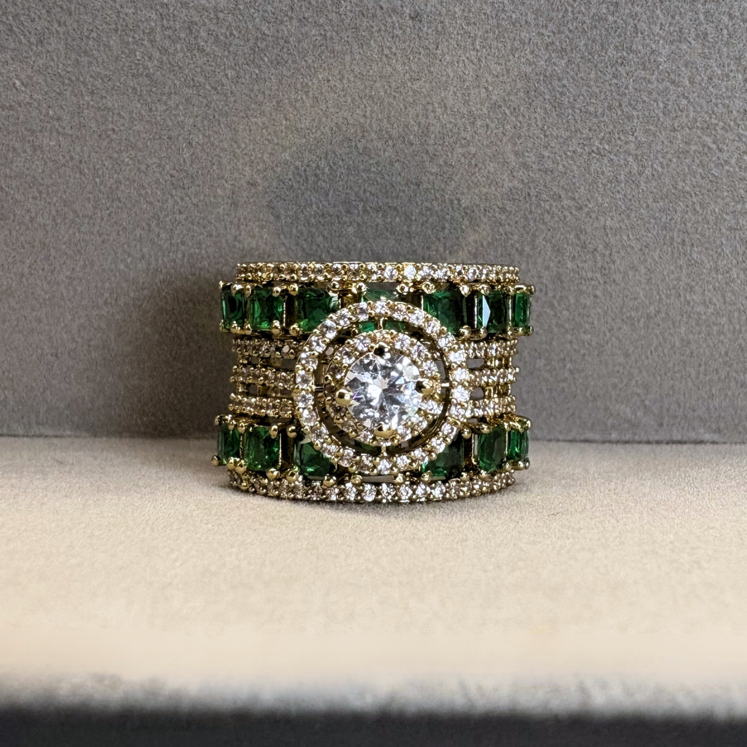 The Regal Halo Adjustable Ring