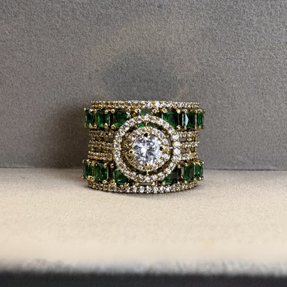 The Regal Halo Adjustable Ring