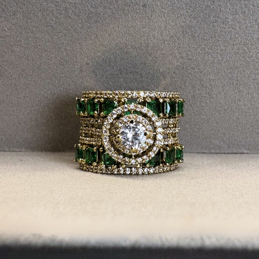 The Regal Halo Adjustable Ring