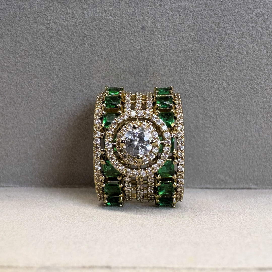 The Regal Halo Adjustable Ring