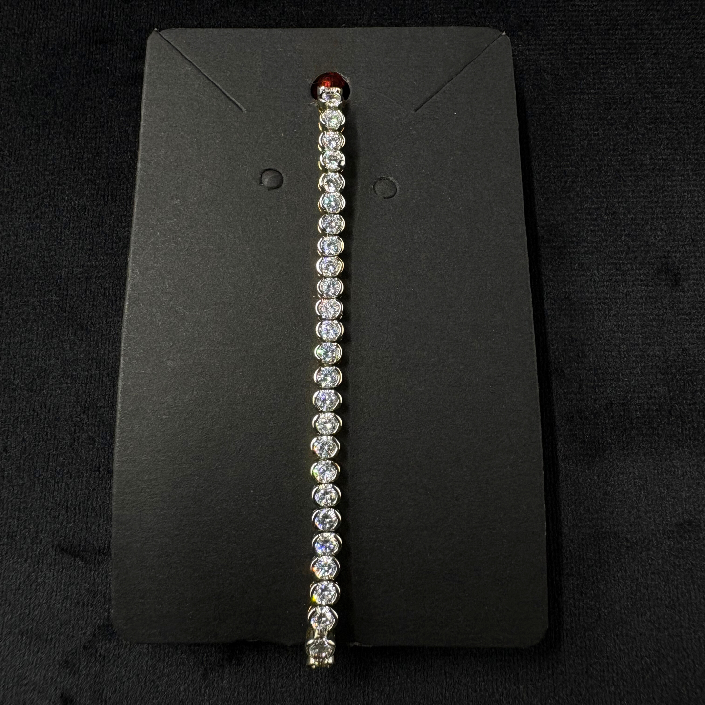 Luxe Radiance Round Tennis Bracelet
