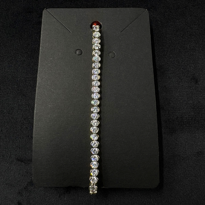 Luxe Radiance Round Tennis Bracelet