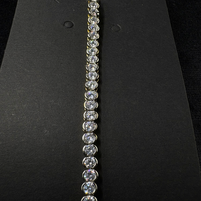 Luxe Radiance Round Tennis Bracelet