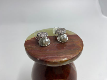 Silver Oyster AD Studs