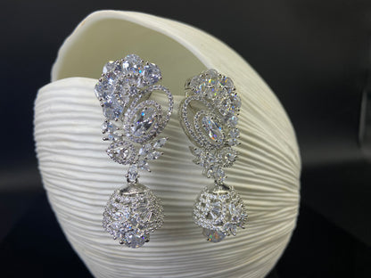 Statement Bell Jhumki Studded with XL Stones
