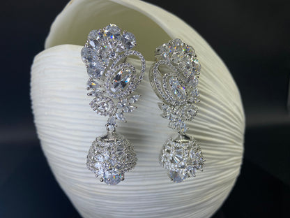 Statement Bell Jhumki Studded with XL Stones