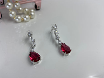 Trendy AD Marquise String with Cute Red Drop