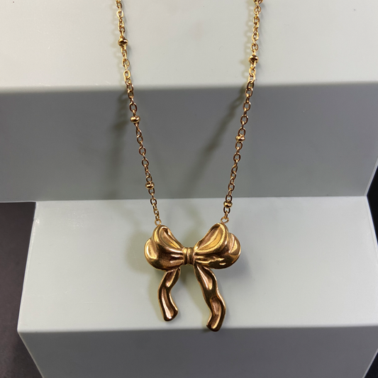 Chain with Gold Bow