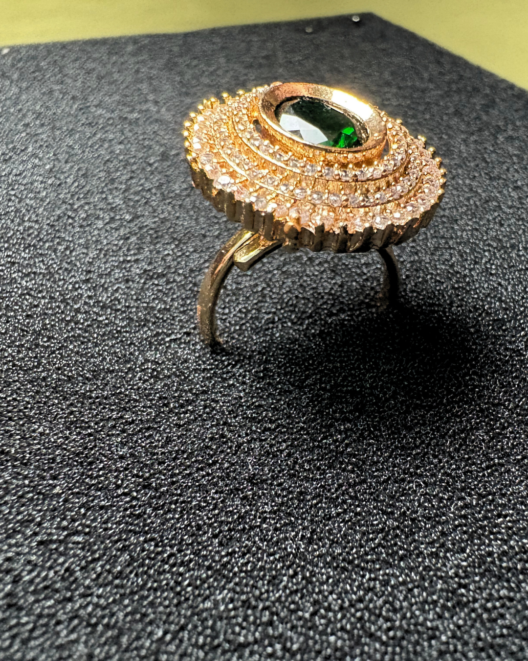 3 AD Halo with Gemstone Centerpiece (adjustable)