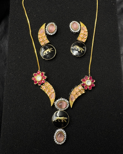 Stylish Doublet Branded Pendant Set