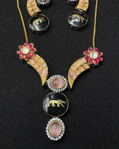 Stylish Doublet Branded Pendant Set