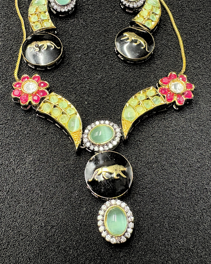 Stylish Doublet Branded Pendant Set