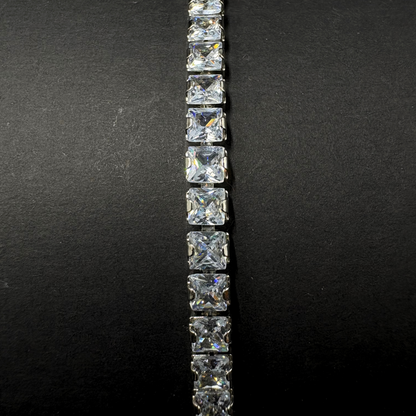 Square AD Tennis Bracelet