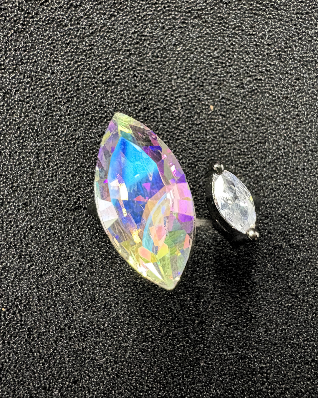 Marquise Shape Swarovski Crystal Ring (adjustable)
