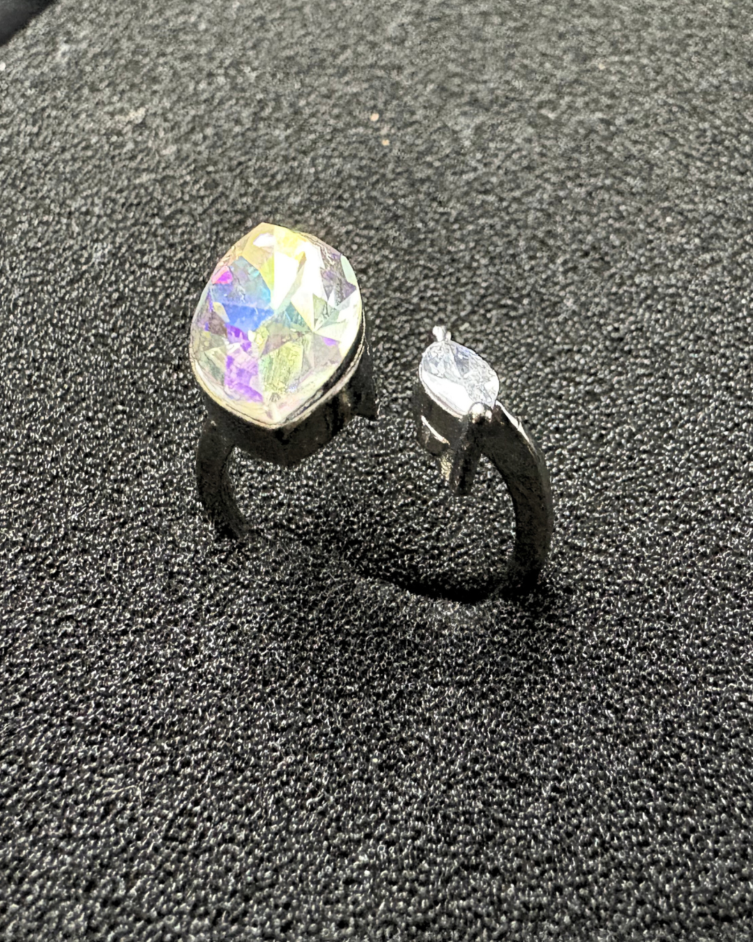 Marquise Shape Swarovski Crystal Ring (adjustable)